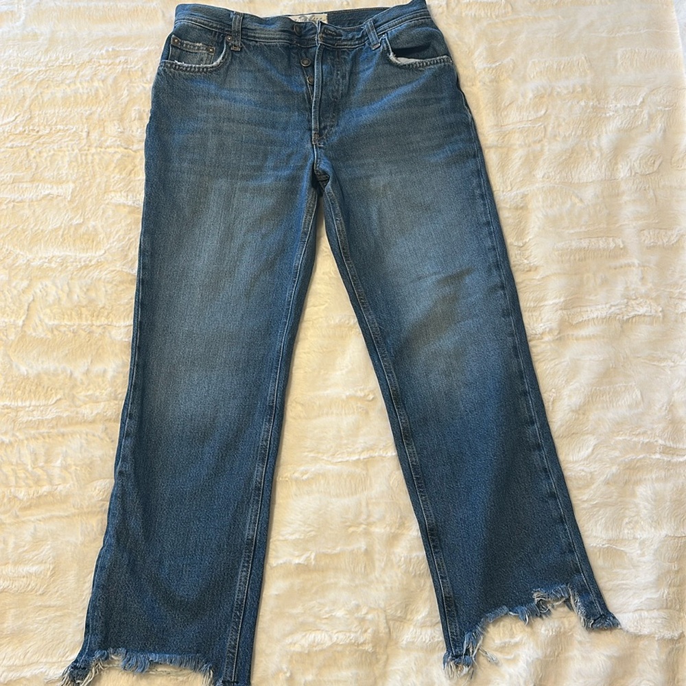 Free people wide leg jeans